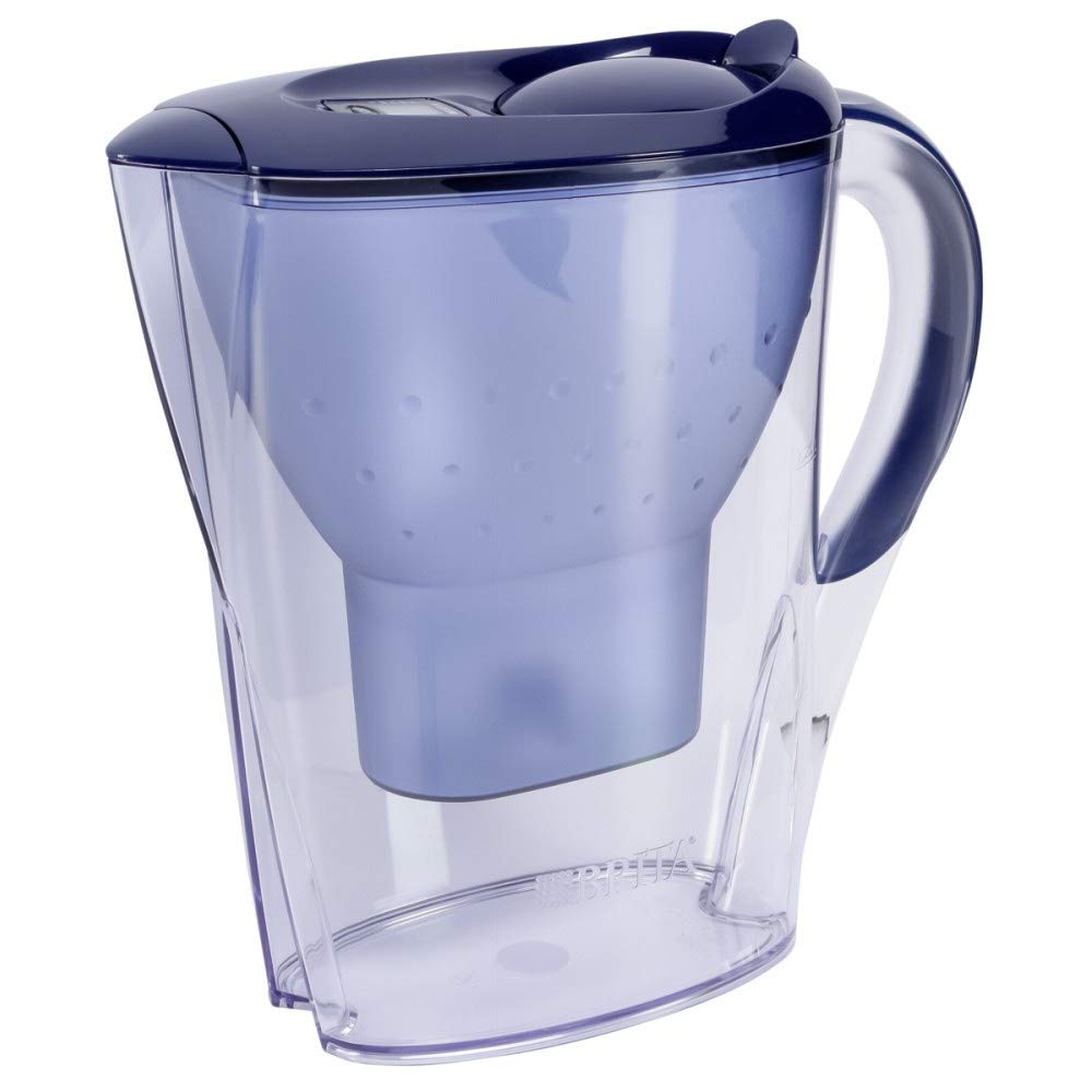 BRITA S0591 Marella Fridge water filter jug for reduction of chlorine, limescale and impuities, Blue, 2.4L