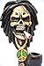 JCUNIVERSAL® - Handmade Tobacco Smoking Pipe Bob Marley Stype Smoking Skull Design