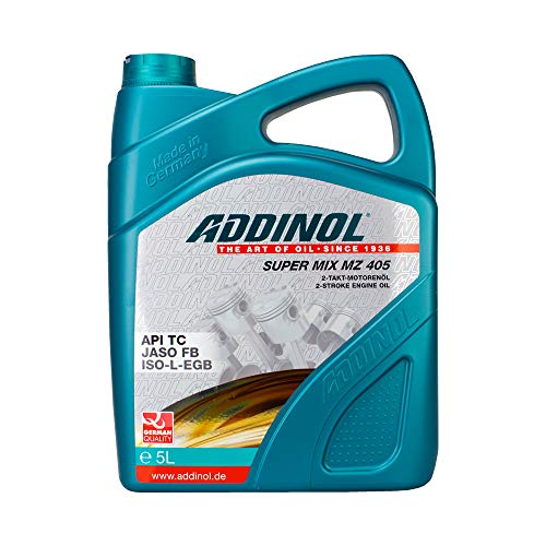 2X Addinol Motoröl Motorenöl Motor Motoren Motor Oil Engine Oil 2-Takt Super Mix Mz 405 (Rot Gefärbt) 5L – Bild 3