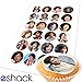 Cakeshop 24 x Harry Styles 1 Direction Edible Cake Toppers