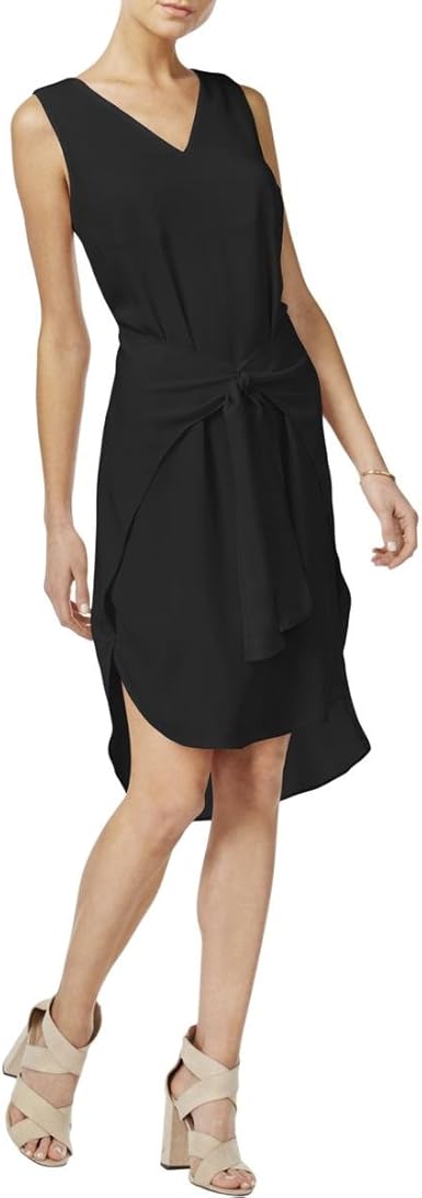 front tie shift dress