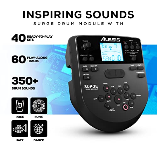 Alesis Drums Surge Mesh SE Kit Electric Drum Set with USB MIDI