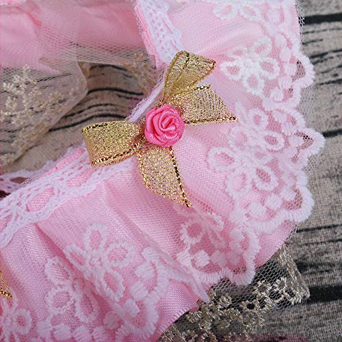 Aritan Personalized Pet Cat Dog Bandana Costume Apparel Triangle Scarf Accessories, Dress up Lace Breathable Bibs for Small and Medium-Sized - Thumbnail 6