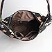 Signare Black Scottie Dog Women’s Fashion Canvas Tapestry Top Zip Hobo Shoulder Bag Beach Bag (HOBO -SCOT)