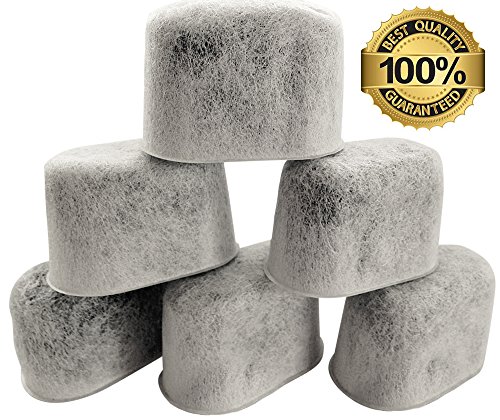 I CoffeeChai Keurig Water Filter Replacement, Charcoal Cartridges for Keurig 2.0 and All Coffee Machines 6 Pack Full One year supply. Compatible with 2.0 Keurig Brewers and other Coffee Machine.
