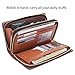 Men Genuine Leather Large Clutch Bag RFID Blocking Organizer Wallet