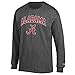 Elite Fan Shop Alabama Crimson Tide Long Sleeve Tshirt Varsity Charcoal - XL