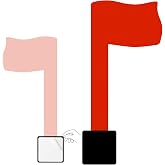 Universal Mailbox Flag Replacement Kit for Post Mount &amp; Wall Mount Mailboxes, Easy-Install, Weather-Proof &amp; Tool-Free Assembly with Strong Adhesive (Red) 1 Pack