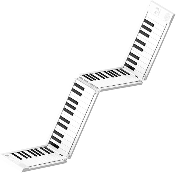 Amazon 電子ピアノ 鍵盤 折りたたみ式 携帯型 デジタルピアノ ポータブル 初心者 子供用 電子ピアノ 楽器 音響機器