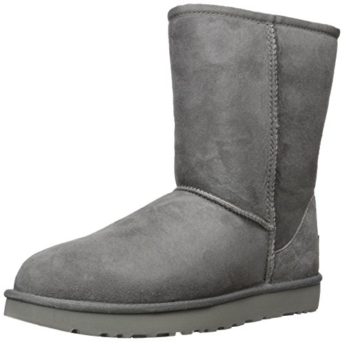 UGG Women's Classic Short II Winter Boot, Grey, 10 B US