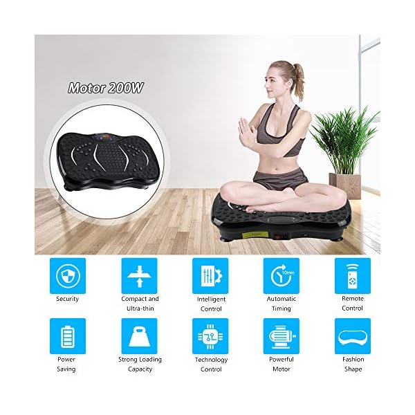 RASHION-Vibration-Exercise-Machine-Vibration-Plate-Machine-with-Bluetooth-Speaker-5-Program-Modes-Vibrating-Home-Power-Plate-Fitness-Trainer-for-Weight-Loss-Body-Toning RASHION Vibration Exercise Machine, Vibration Plate Machine with Bluetooth Speaker, 5 Program Modes, Vibrating Home Power Plate Fitness Trainer for Weight Loss & Body Toning