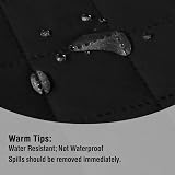H.Versailtex Reversible Sofa Cover 3 Seater Water Resistant Black Gray view 3