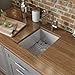 Ruvati RVH7110 Undermount 14 inch Bar Sink 16 Gauge Single Bowl - Stainless Steel