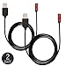 TUSITA [2-Pack] Charger for Pebble Steel 2nd - USB Charging Cable 150cm - Smartwatch Accessories