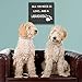 JennyGems Labradoodle Mom Gift - All You Need is Love and a Labradoodle Wooden Sign - Funny Labradoodle Owner Decor, Wall Art or Shelf Display, Made in USA