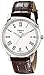 Tissot Men's T0334101601300 T-Classic Dream White Dial Brown Leather Strap Watch