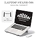 Ergonomics Silver Aluminum Laptop Stand with USB3.04thumb 1