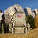 Tactical USA Special Flag Patch with Velcro 2 Pieces by Aidonger (Red)