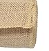 Firefly Craft Burlap NO FRAY Ribbon Fabric, 6 Inches by 10 Yards