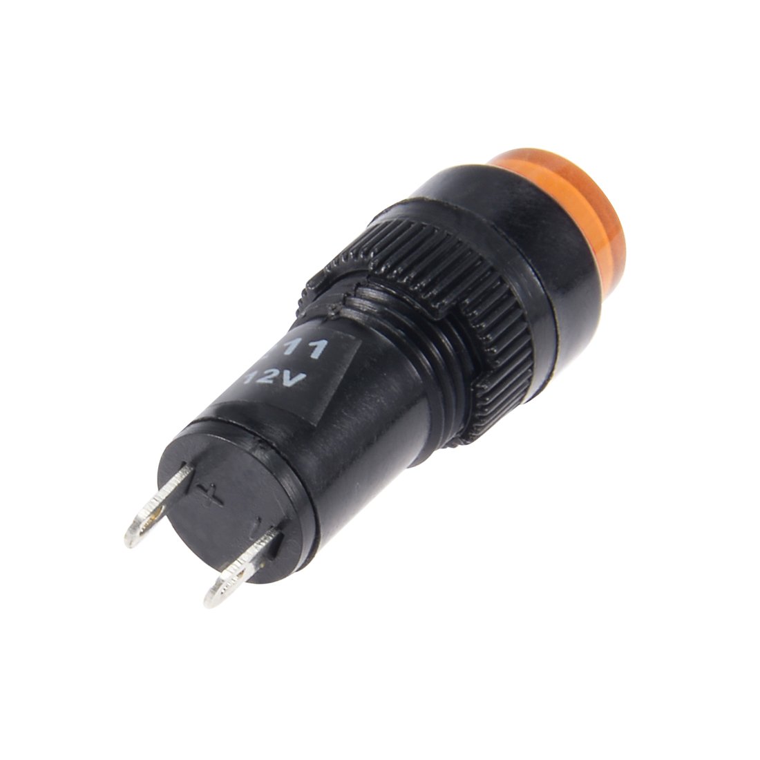 sourcing map Indicator Lights DC 12V, NXD-211 Yellow Neon Bulb, Flush Panel Mount 2/5" 10mm, 10Pcs - Image 4