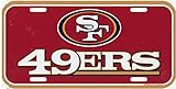 San Francisco 49ers NFL Plastic License Plate