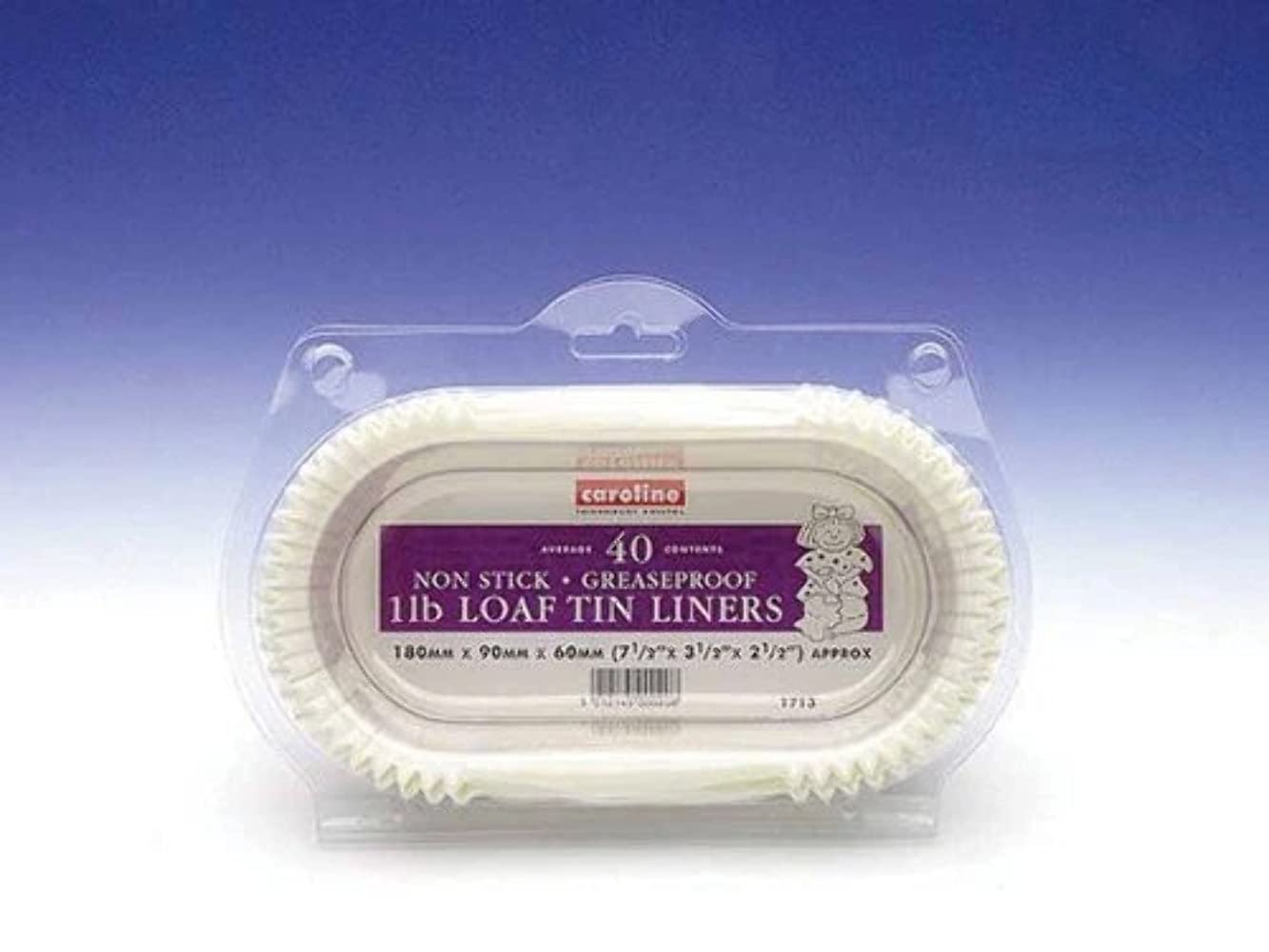 Caroline 40 Loaf Tin Liners 1lb