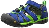 KEEN Seacamp II CNX Sandal (Toddler), True Blue/Jasmine Green, 7 M US Toddler