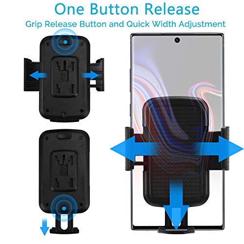 Co-Goldguard Car Cup Holder Phone Mount,[Upgraded ] Adjustable Universal Gooseneck Car Cup Cell Phone Stand Compatible with iPhone 12/11 XS Max XR 8 Plus 7 Plus Samsung Galaxy Note 10 Plus S9,Black