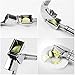 Becko Stainless Steel Garlic Press Solid Ginger Crusher with Cleaning Brush