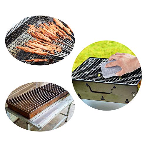 Ecological Grill Cleaning Brick 4 Pack Pumice Stone Cleaning Clean Brick for Cleaning BBQ Grills,Racks,Flat Top Cookers,Grills Pans