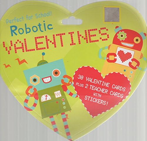 Robotic Kids Valentine Cards with Stickers - Pkg. of 30 (04660)