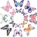 Gejoy 16 Pieces Glitter Butterfly Hair Clips for Girls Butterfly Glitter Barrette for Women Teens Hair Accessories