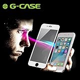 iPhone 6S Screen Protector, G-CASE 0.15mm Tempered Glass Screen Protector Full Coverage Anti-Glare Blue Light Eye Protected Easy Installation 4.7 Inch- White (1 Pack)