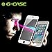 iPhone 6S Screen Protector, G-CASE 0.15mm Tempered Glass Screen Protector Full Coverage Anti-Glare Blue Light Eye Protected Easy Installation 4.7 Inch- White (1 Pack)