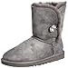 UGG Women's Bailey Button Bling Grey, 8 B - Medium