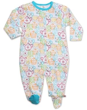 Baby Girls' Cups And Cakes Footie