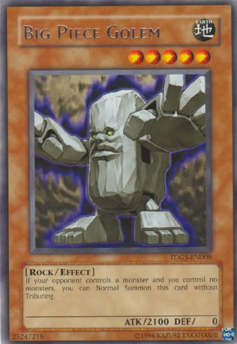 Yu-Gi-Oh! - Big Piece Golem (TDGS-EN008) - The Duelist Genesis - Unlimited Edition - Rare