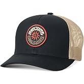 Rip Curl Men's Curve Peak, Structured Trucker Hat, Mesh Snapback Baseball Cap for Men, Adjustable