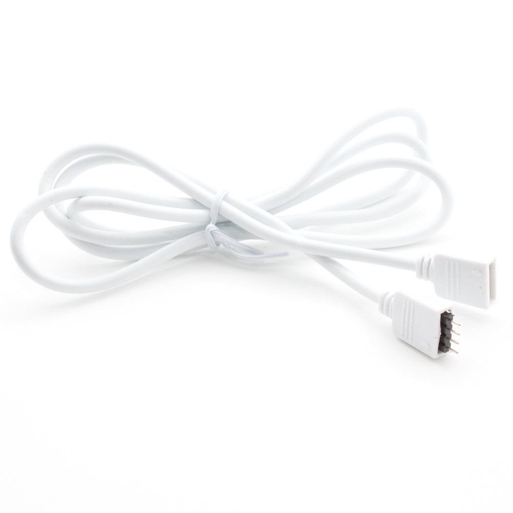 SeKi RGB Extension 2 metre Plug and Play; Connection Cable for 4-pin (PIN) LED Strips.