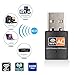 XVZ USB WiFi Adapter, 600mbps Dual Band 2.4G/ 5G Wireless Adapter, Mini Wireless Network Card WiFi Dongle for Laptop/Desktop/PC, Support Windows10/8/8.1/7/Vista/XP/2000, Mac OS X 10.6-10.13