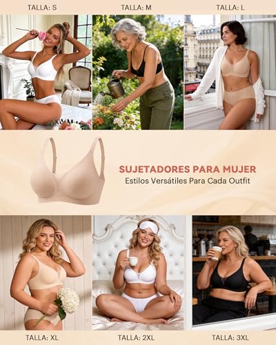 Bresdk Bra Women Wirefree Seamless Jelly Bra Deep V Soft Mesh Design Push Up Bralette Comfortable Comfort Bra Breathable Daily