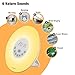 Vansky Sunrise Wake Up Light, Digital Alarm Clock Multi-Colorful Night Light Bedside Lamp with Nature Sounds, FM Radio, Brightness Adjustable- Touch Control