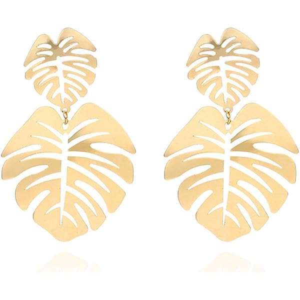 Boucles D'oreilles Pendantes Feuille D'érable En Acrylique - Couleurs D'automne, Léger Et Hypoallergénique - Cadeau Femme Nature - 5