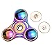 PUTAOINFO Rainbow Alloy EDC Hand Spinner Round Tri Fidget Desk Games High Speed Focus Toy,Rainbow