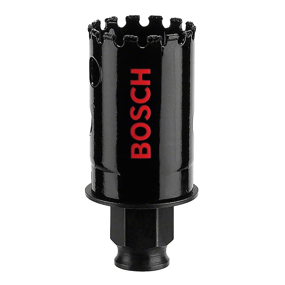 Bosch Professional 1x Diamond Hole Saw for Hard Ceramics (for Stone, Tiles, Ø 32 mm, Accessories for Impact Drills)