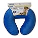 Cloudz Kids Dual Comfort Microbead Airplane Travel Neck Pillow. Super Soft Cozy Plush on One Side, Cool Relaxing Spandex on The Other! Keep Your Kids Comfy and Supported at Home or On The Go! - Blue