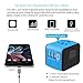 Universal Travel Adapter Type C 4 USB International Power Plug Converter Wall Charger for UK European EU AU US for 200 Countries (blue) (Does Not Convert Voltage)