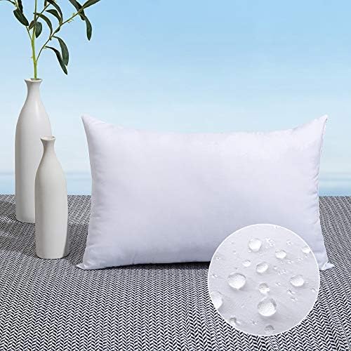 MIULEE 12x20 Outdoor Pillow Insert, Outdoor Pillows WaterResistant