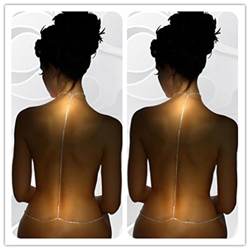 FimKaul Women Nightclub Party Body Chain Jewelry Bikini Waist Gold Belly Beach Harness Slave Necklace