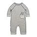 Burt's Bees Baby Baby Boys Short Sleeve Rompers, 100% Organic Cotton One-Piece Jumpsuit Coverall
